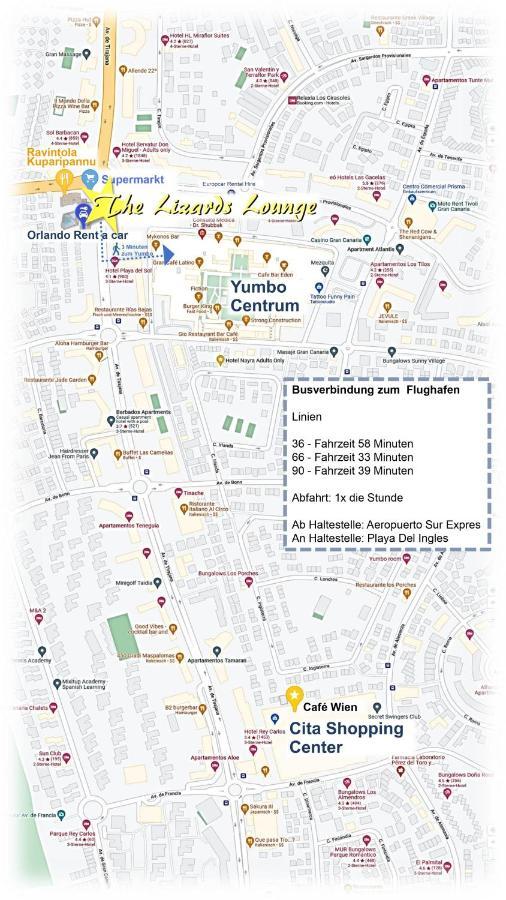 פלאייה דל אינגלז Lizards Lounge - Tanife Apartment Beim Yumbo מראה חיצוני תמונה